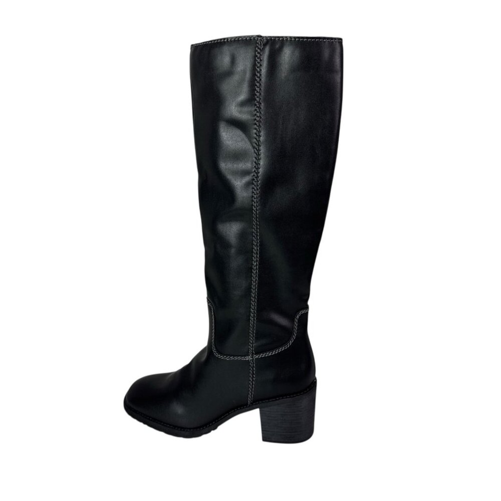 Zodiak Cindy Knee High Equestrian Boot Women's 10M Black NWOB